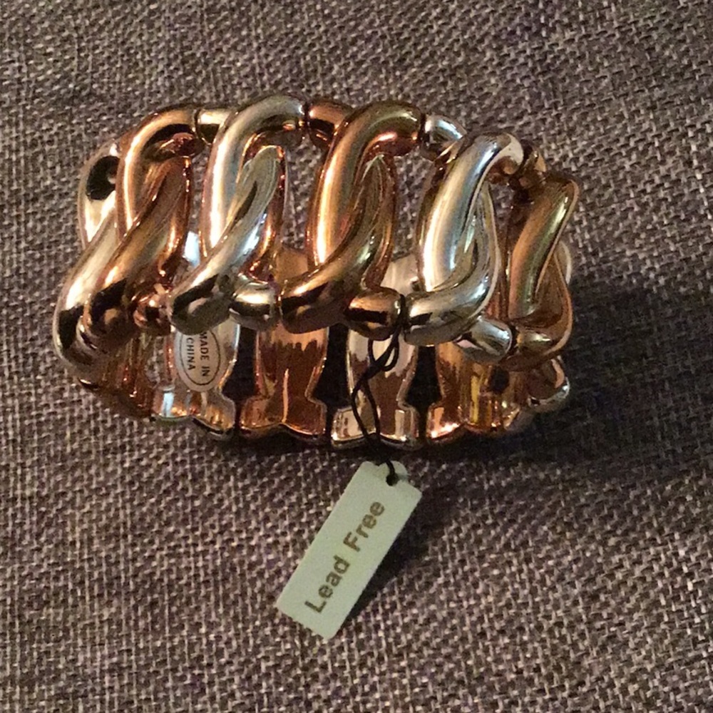 4 for $25. Stretchy Two Toned Bracelet